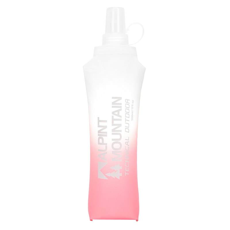 Water Bag Collapsible - 500ml Foldable Leak-Proof Soft Collapsible Water