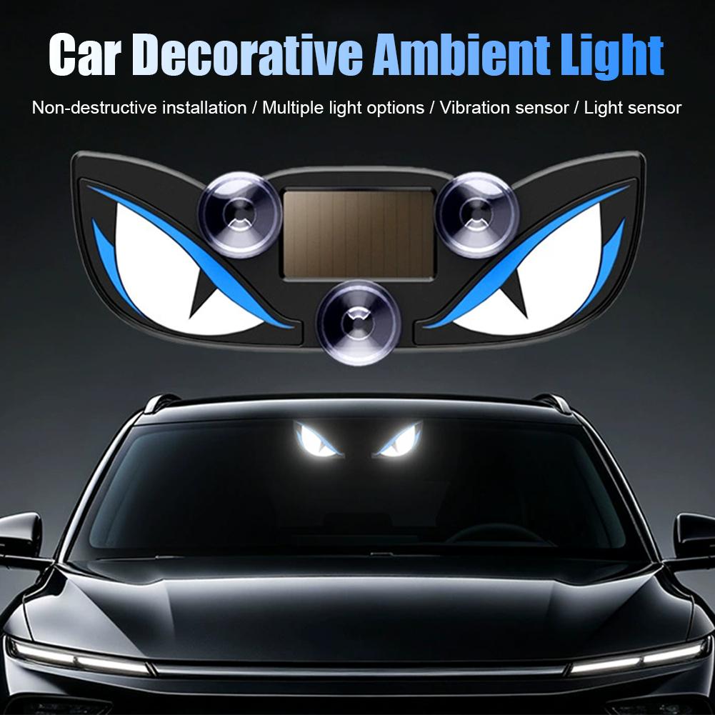 Sos Light Strobe - Solar Powered Demon Eye LED Car
