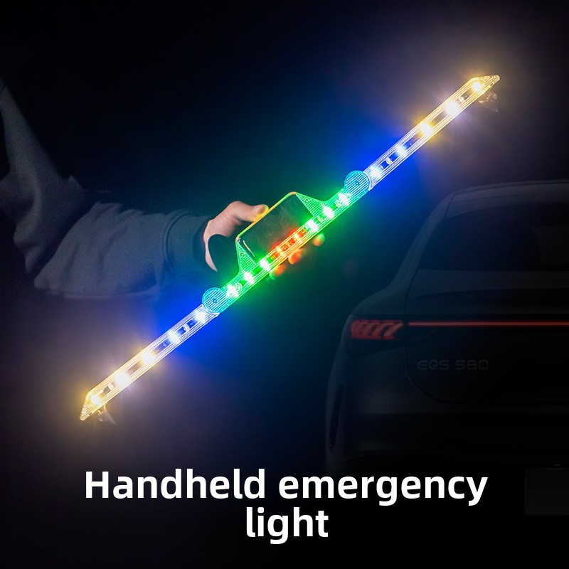 Sos Light Strobe - Solar Car Visor Strobe Flashing Lamp