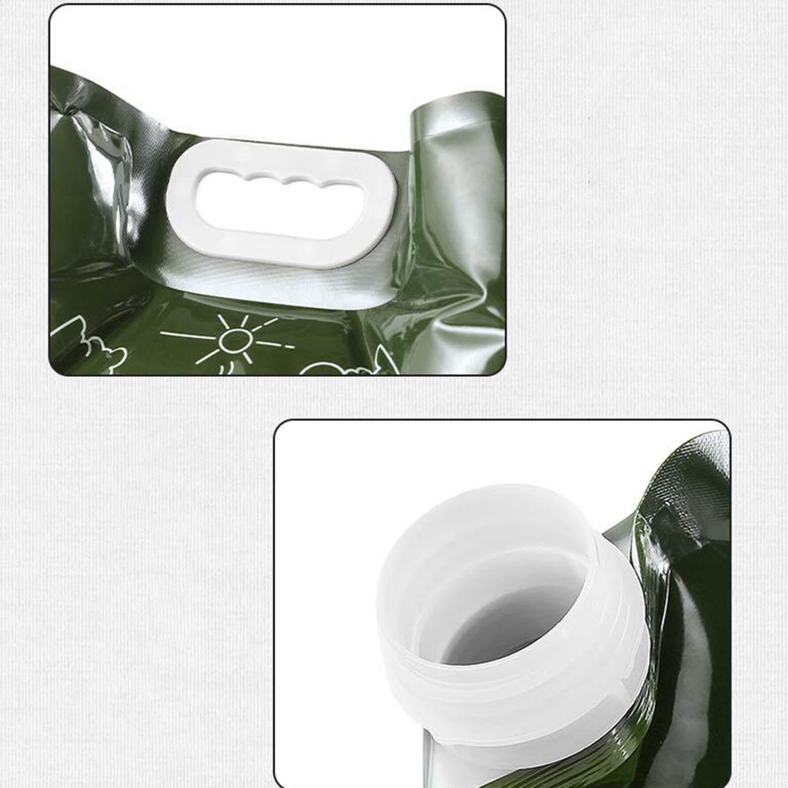 Water Bag Collapsible - 7.5L Foldable Water Tank Container Bag