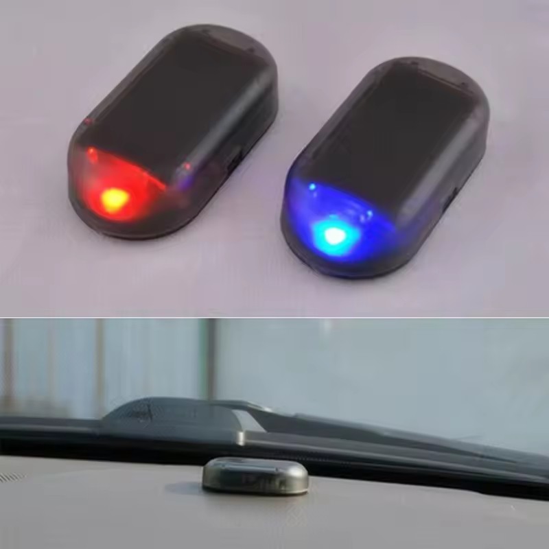 Sos Light Strobe - 1/2Pcs Car Fake Security Light Solar