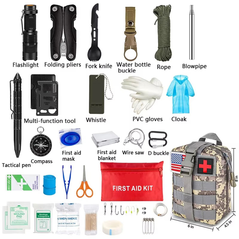 Survival First Aid Kit Surviva - Bivy Bag Emergency recension och pris