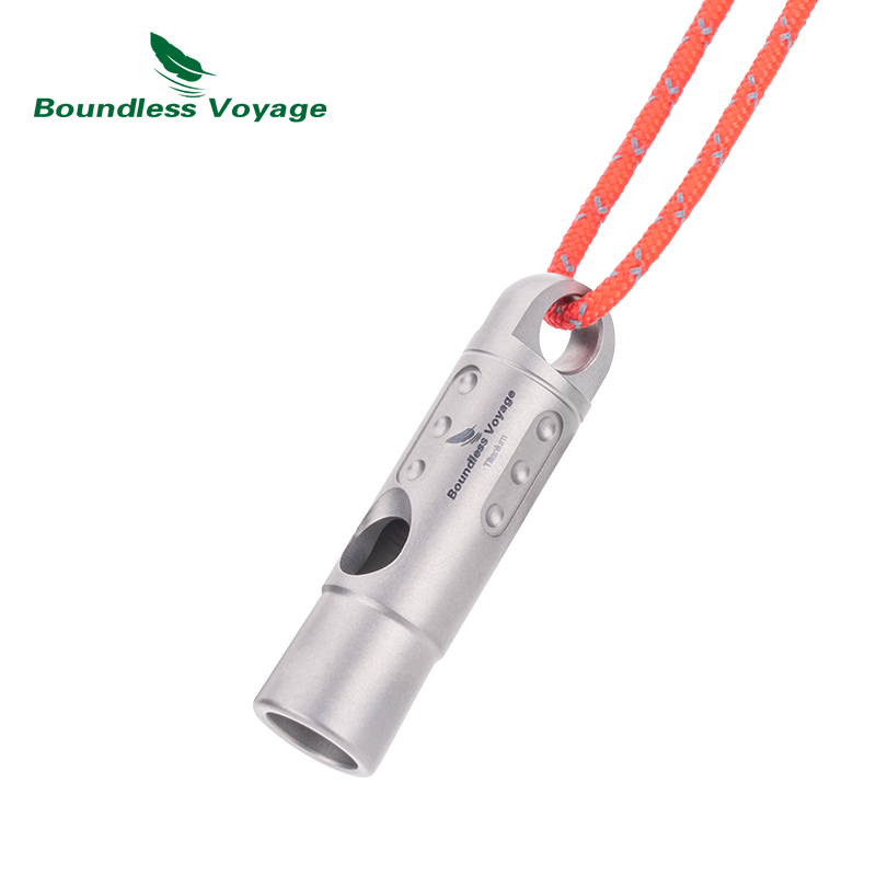Boundless Voyage Titanium Whis - Emergency Whistle Loud recension och pris
