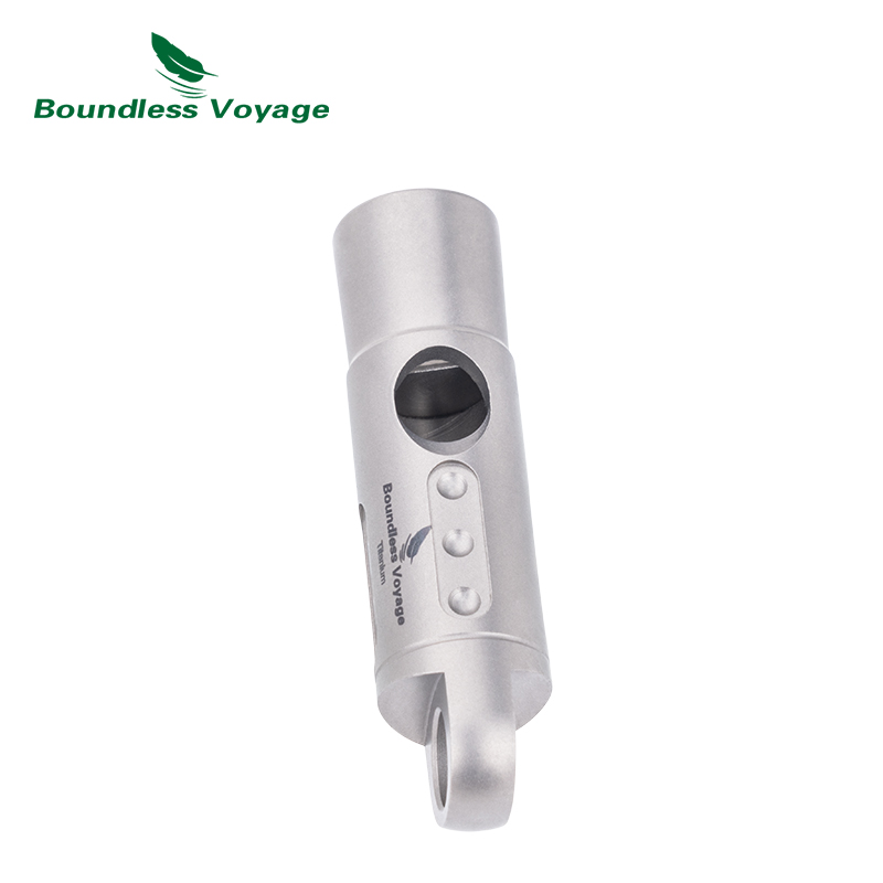 Boundless Voyage Titanium Whis - Emergency Whistle Loud recension och pris