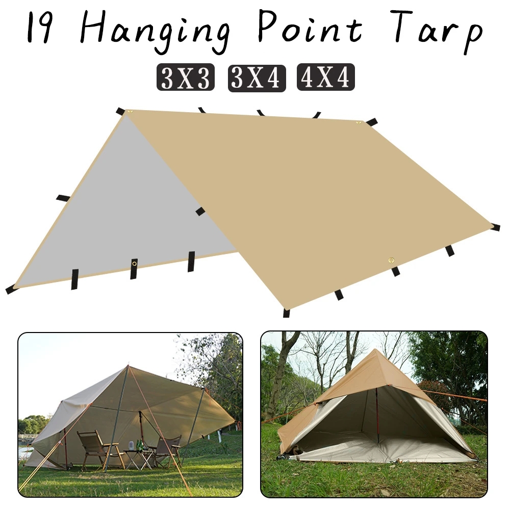 4x4m 4x3m 3x3m 19 Hang Points  - Emergency Mylar Tent recension och pris