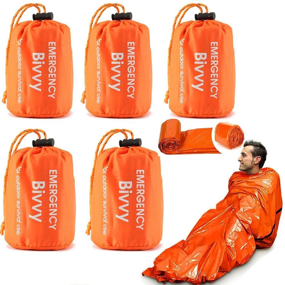 1-5Pack Emergency Sleeping Bag - Bivy Bag Emergency recension och pris