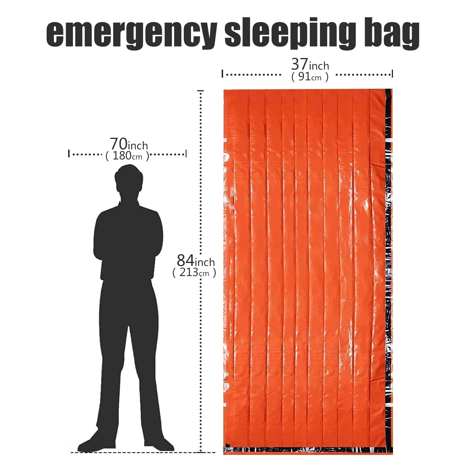 1-5Pack Emergency Sleeping Bag - Bivy Bag Emergency recension och pris