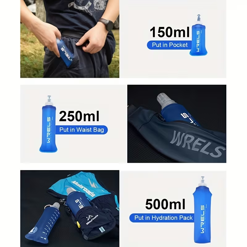 WRELS Portable Sports Soft Fla - Water Bag Collapsible recension och pris