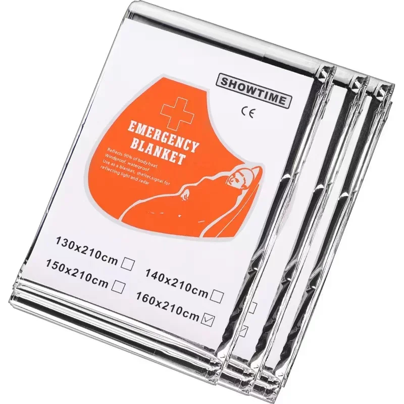 160*210cm 3 PCS Emergency Myra - Survival Blanket Reflective recension och pris
