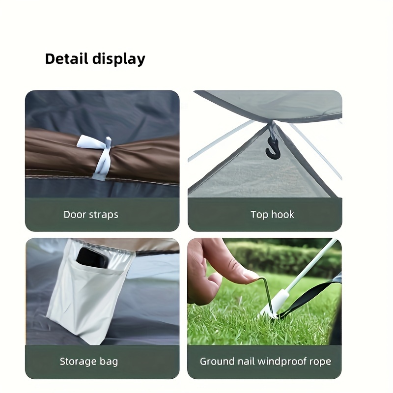 Outdoor Camping Portable Foldi - Emergency Mylar Tent recension och pris