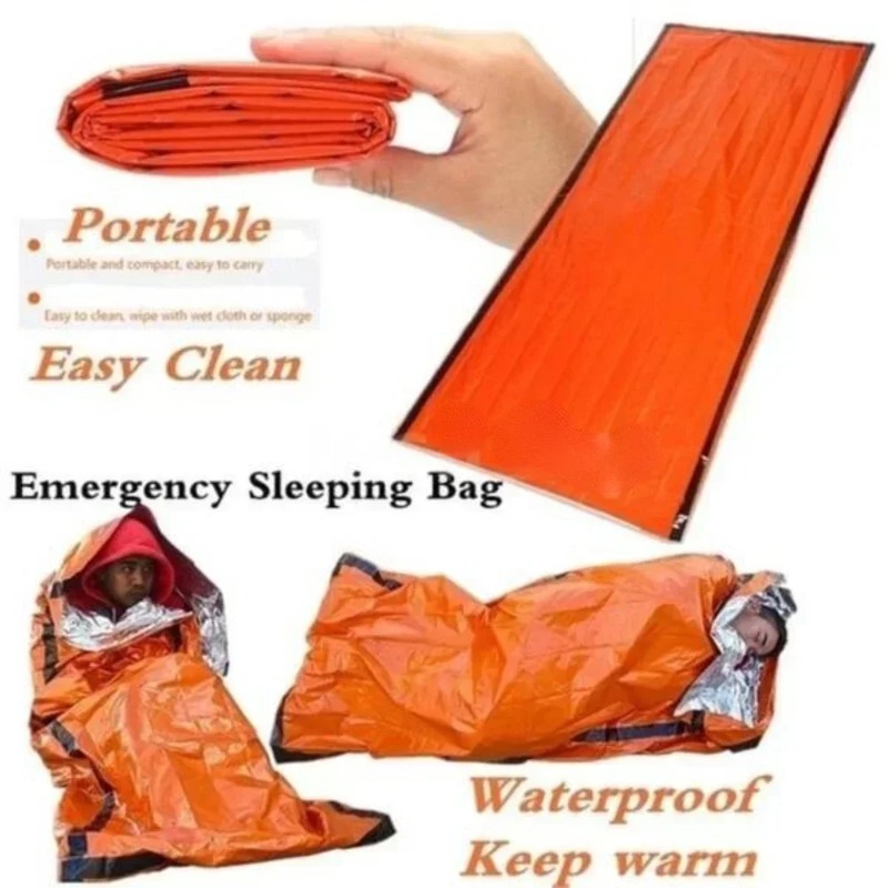 1pc PE Emergency Blanket Insul - Survival Blanket Reflective recension och pris