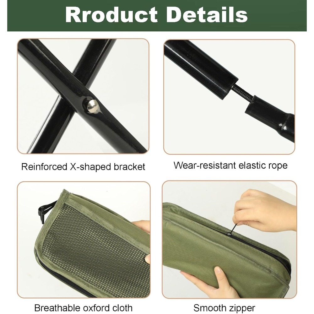 Portable Collapsible Stool,Por - Fishing Kit Compact recension och pris