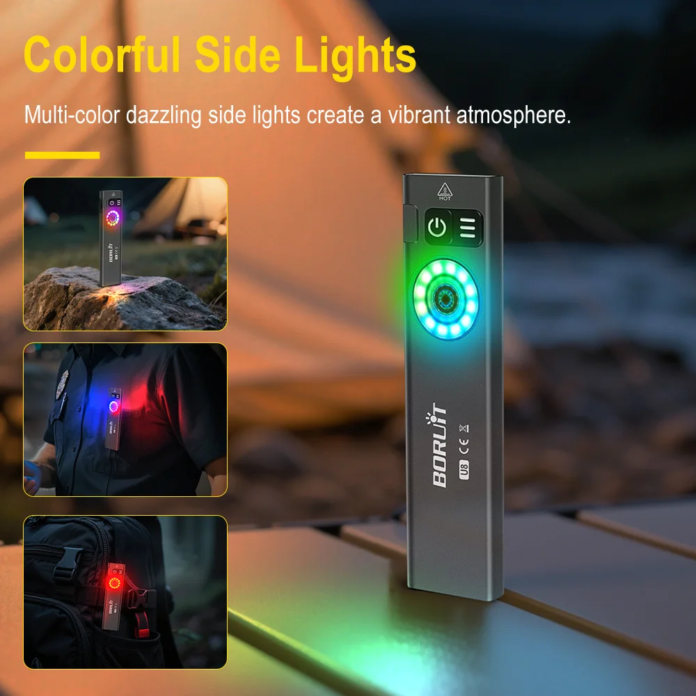 BORUiT U8 650LM EDC LED Flashl - Fishing Kit Compact recension och pris