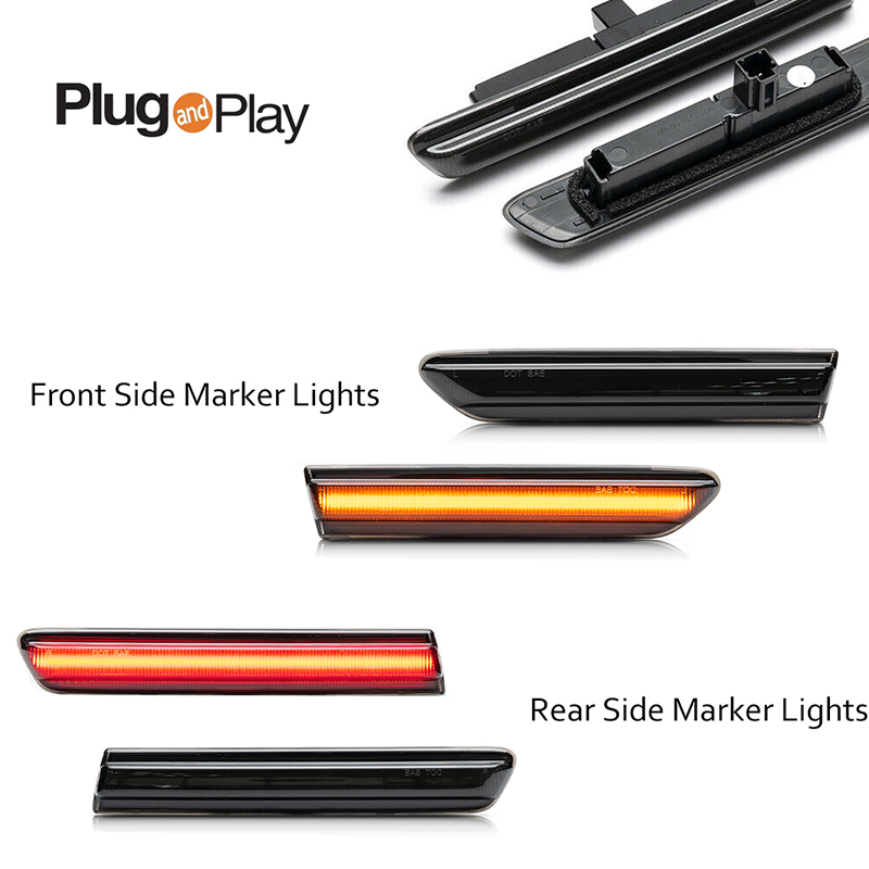 Smoked Lens Front Amber / Rear - Signal Flare Kit recension och pris