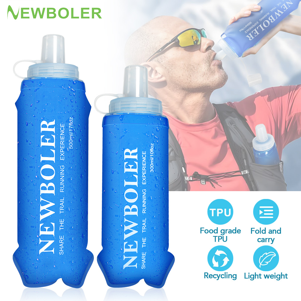 NEWBOLER 300/500ML Water Bottl - Water Bag Collapsible recension och pris