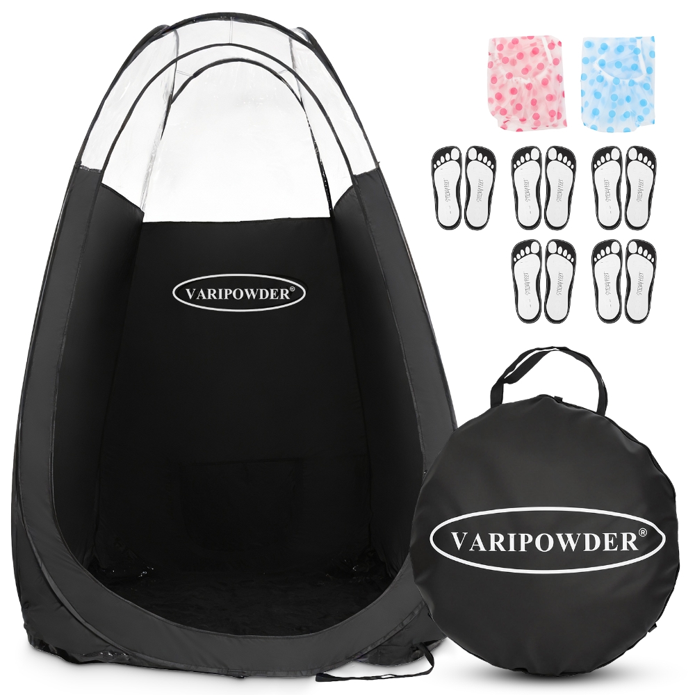 Black Spray Tanning Tent Porta - Emergency Mylar Tent recension och pris