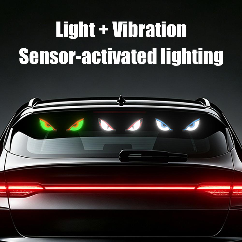 Solar Powered Demon Eye LED Ca - Sos Light Strobe recension och pris