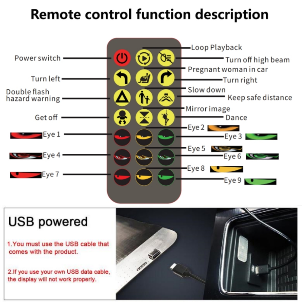Devil Eyes Light Truck LED Win - Sos Light Strobe recension och pris