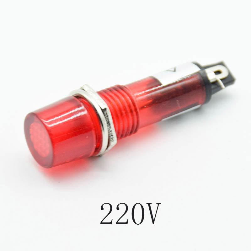5Pcs 220V 12V 24V DC Mounting  - Signal Panel Orange recension och pris