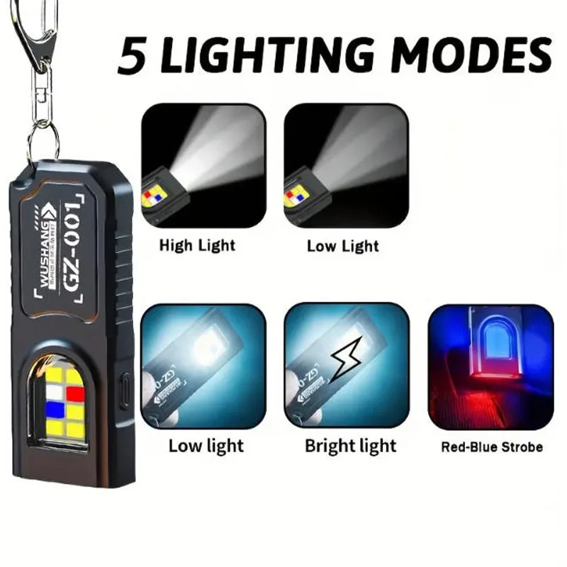 Powerful Mini COB LED Keychain - Fishing Kit Compact recension och pris