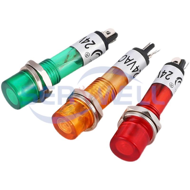 10pcs Panel 7mm Mounting Red G - Signal Panel Orange recension och pris