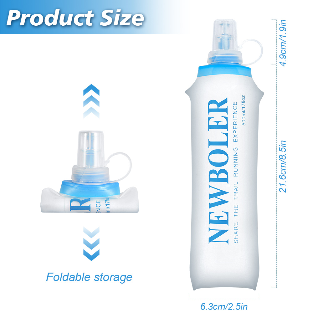 150/250/300/500/750ml Outdoor  - Water Bag Collapsible recension och pris