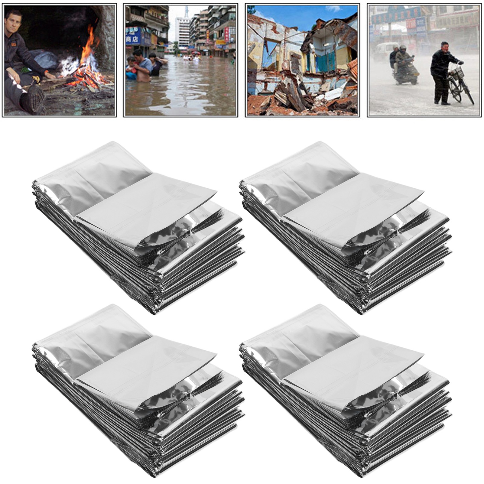 Survival Blanket Portable Emer - Survival Blanket Reflective recension och pris