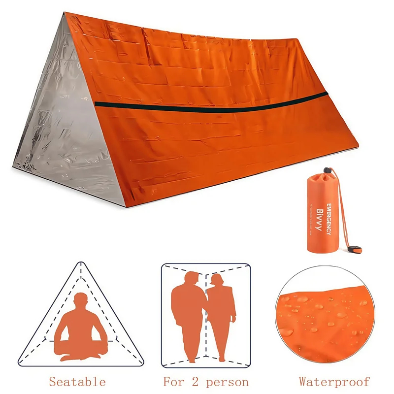 2 Person Emergency Survival Sh - Emergency Mylar Tent recension och pris