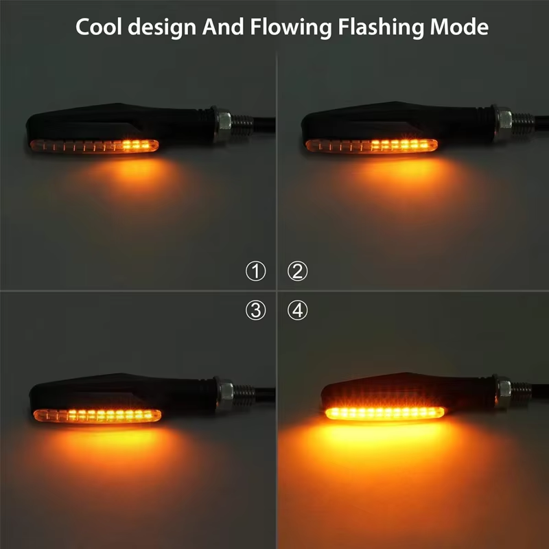 2/4PCS Motorcycle LED Turn Sig - Sos Light Strobe recension och pris