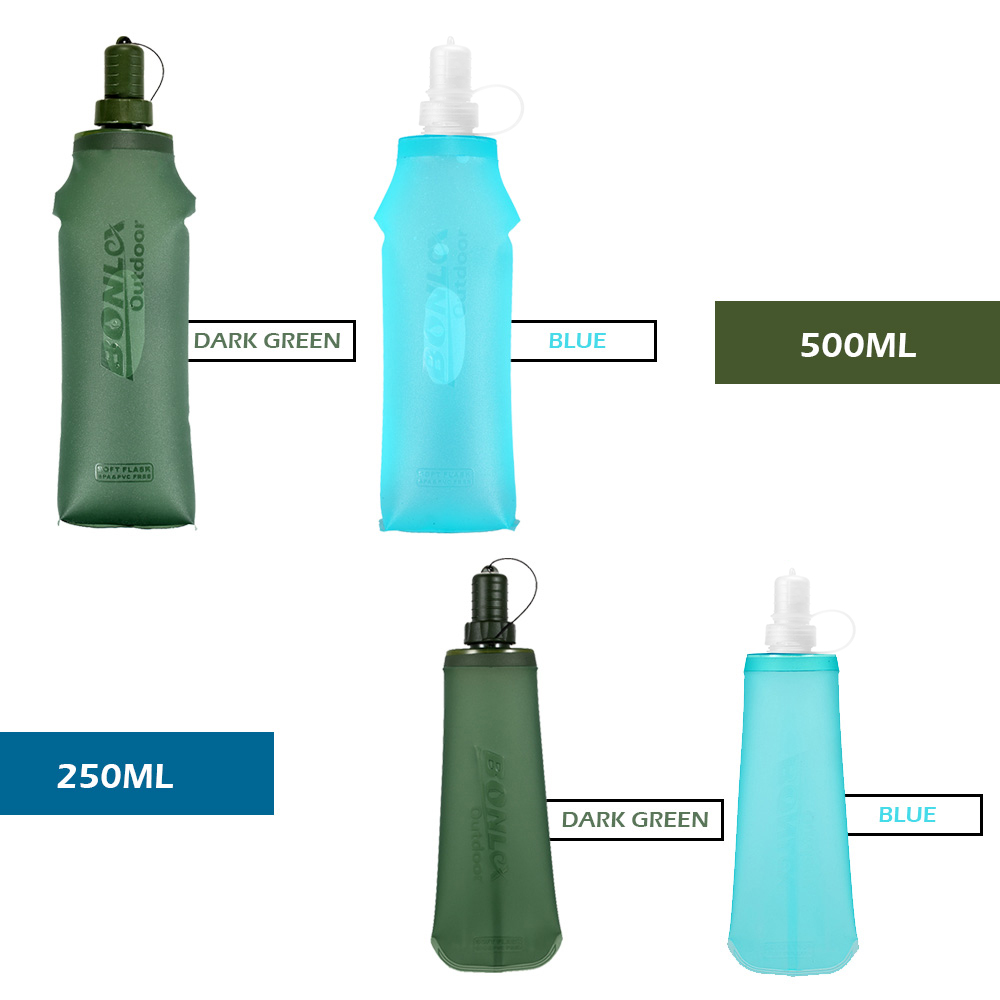 250ml 500ml Foldable Water Bag - Water Bag Collapsible recension och pris