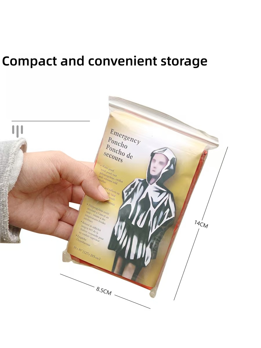 Outdoor Portable Emergency Rai - Survival Blanket Reflective recension och pris