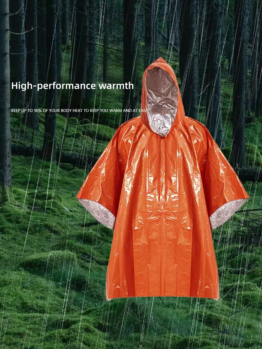 Outdoor Portable Emergency Rai - Survival Blanket Reflective recension och pris