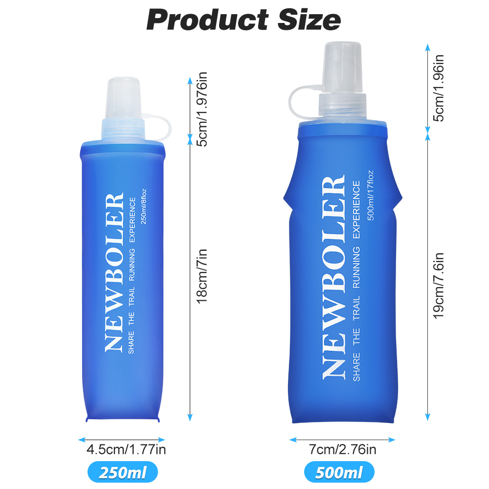 NEWBOLER 150ml 250ml 500ml Wat - Water Bag Collapsible recension och pris