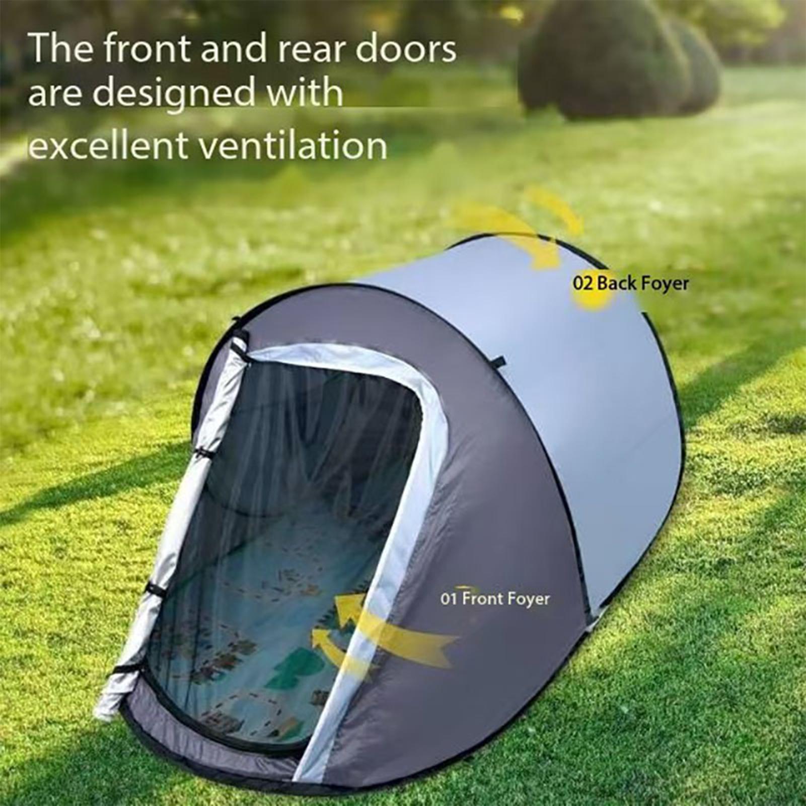 Hand-throw Automatic Open Camp - Emergency Mylar Tent recension och pris