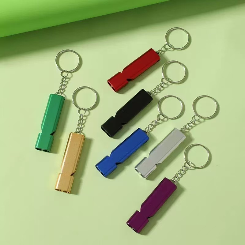 1/2Pcs Random Color Single/Dou - Emergency Whistle Loud recension och pris