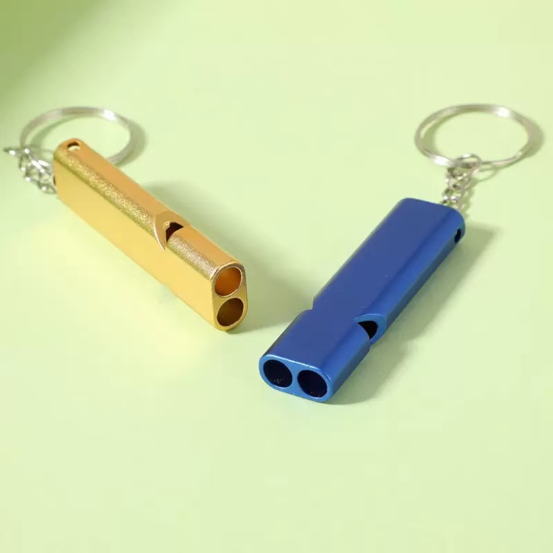 1/2Pcs Random Color Single/Dou - Emergency Whistle Loud recension och pris