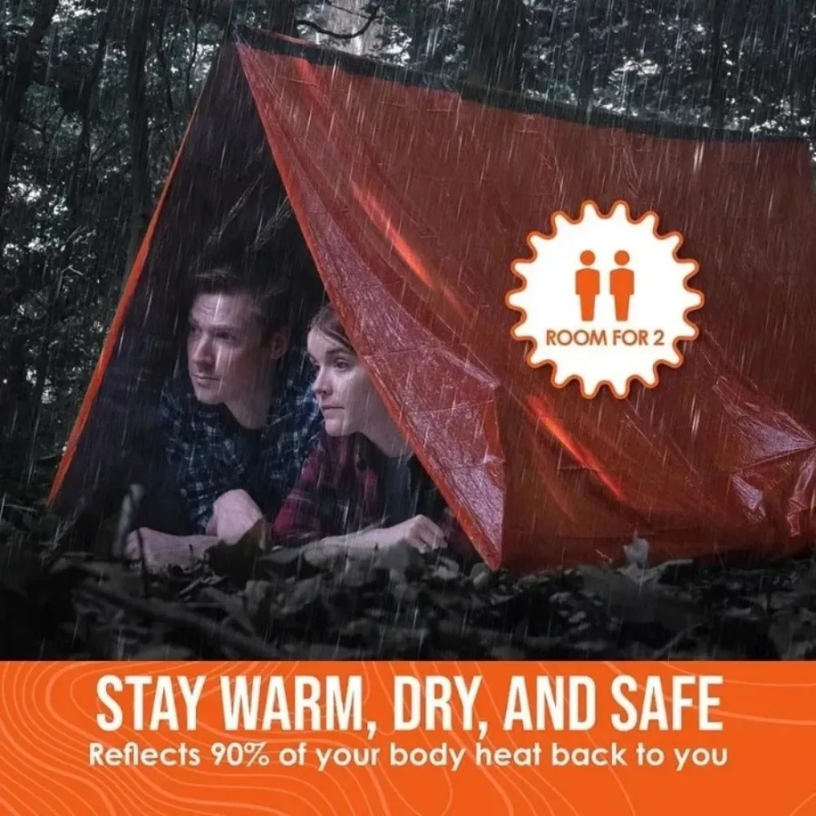 1PC Anti-rain Emergency Sleepi - Emergency Mylar Tent recension och pris