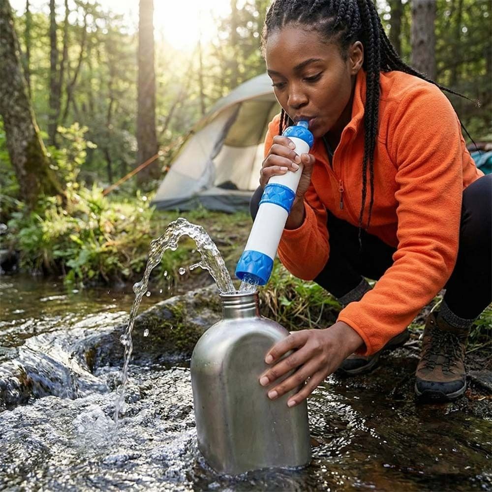 Mini Mini Water Filter Straw S - Water Purification Straw recension och pris