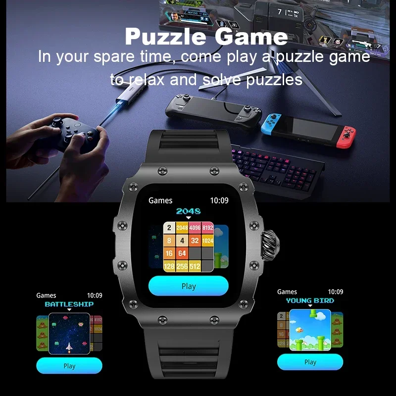 New Trend Smart Watch 1.76 inc - Compass Lensatic recension och pris