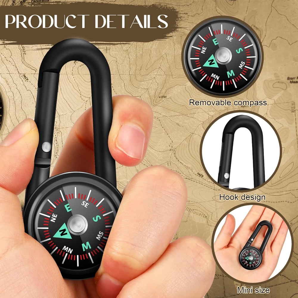 6-50 Pcs Mini Magnetic Compass - Compass Lensatic recension och pris