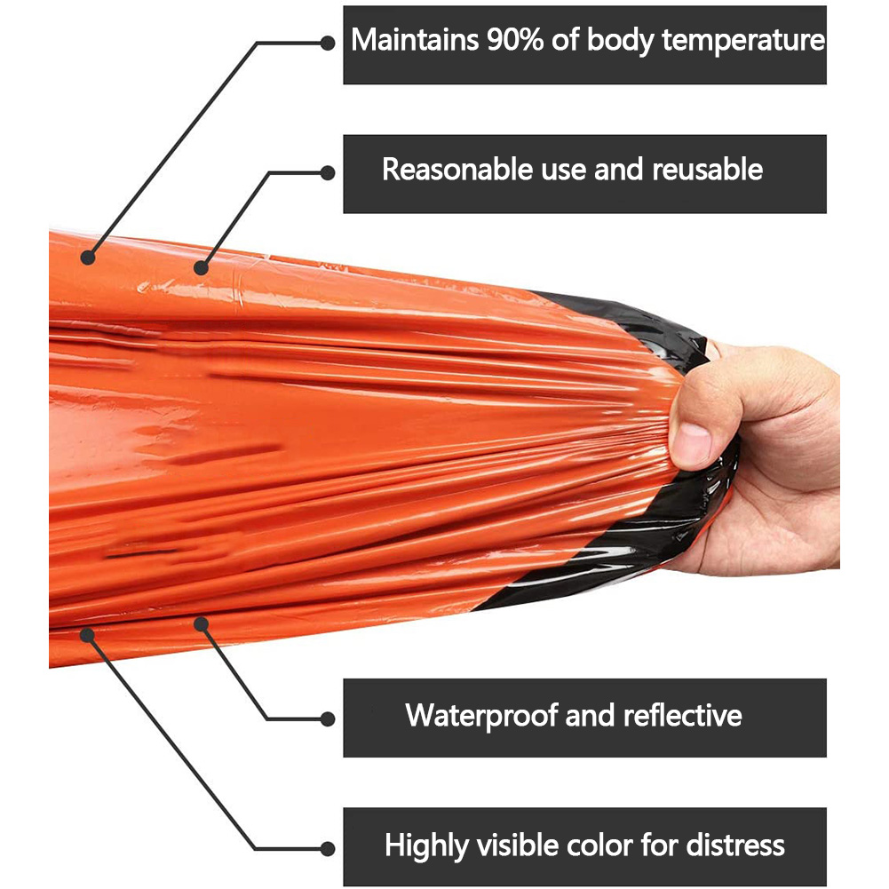 Emergency Sleeping Bag Waterpr - Bivy Bag Emergency recension och pris
