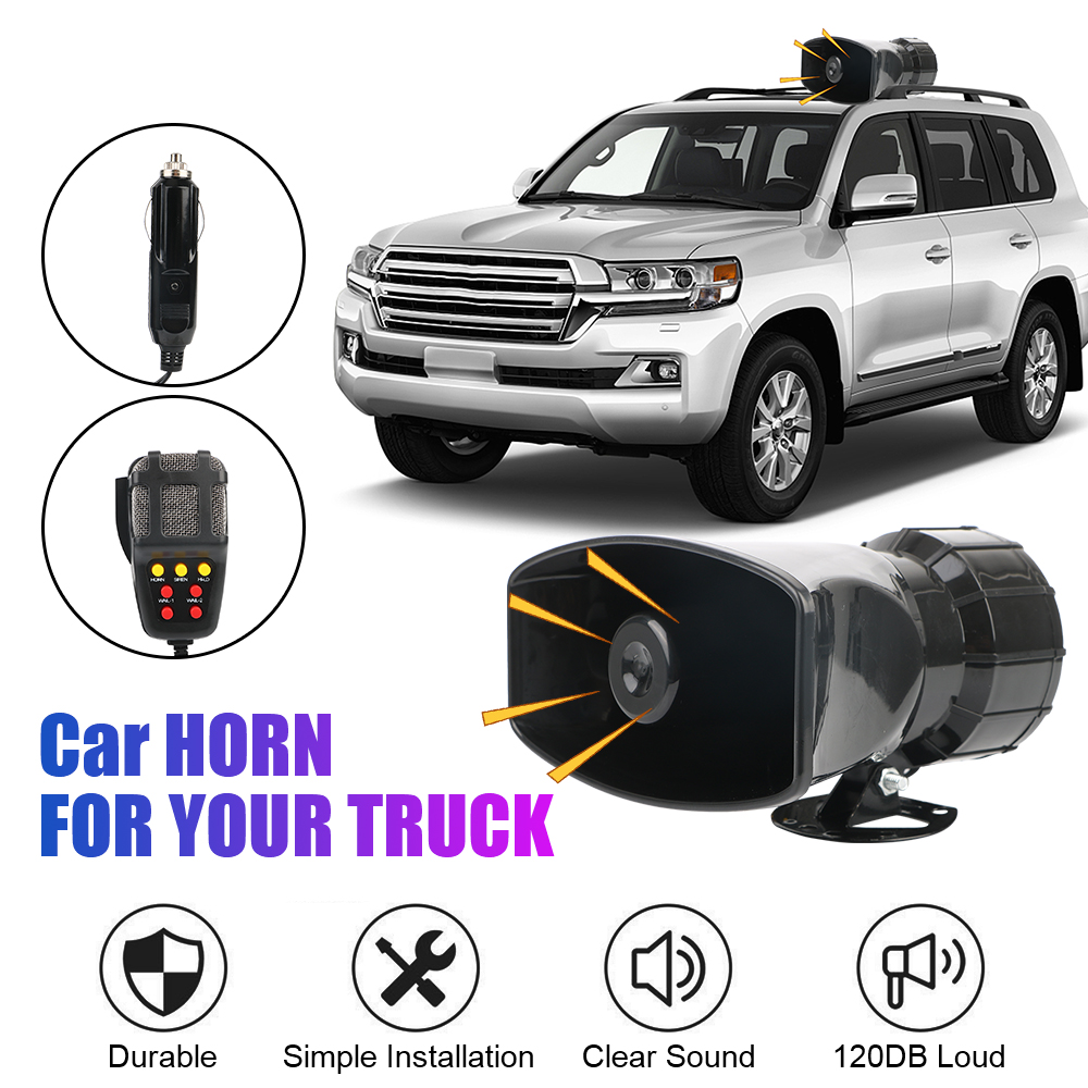 Car Warning Alarm Megaphone Po - Emergency Whistle Loud recension och pris