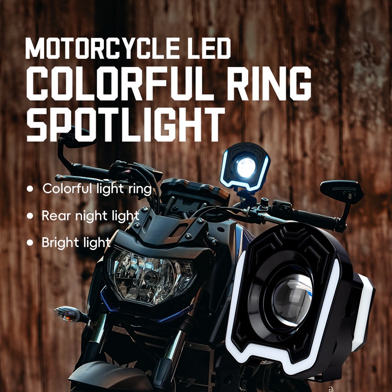 4inch Motorcycle LED Spotlight - Sos Light Strobe recension och pris